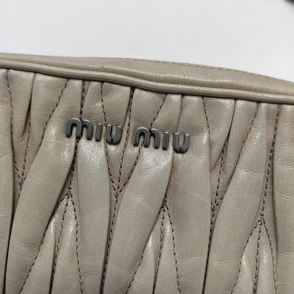 Matelassé Quilted Calfskin Beige