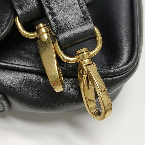 Calfskin Shoulder Bag Black