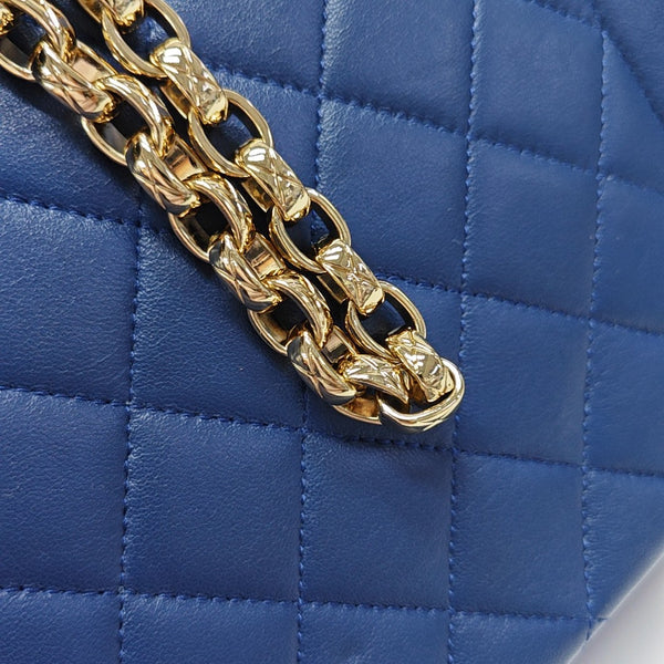 Quilted Lambskin Blue