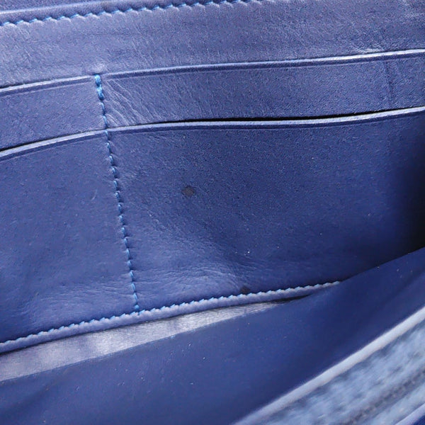 Quilted Calfskin Blue