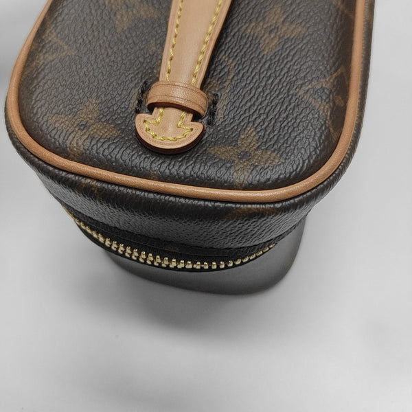 NICE Super Mini Monogram Coated Canvas Brown