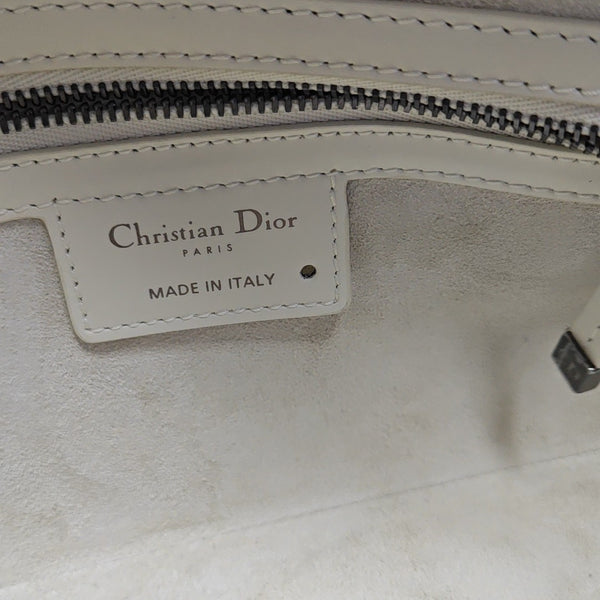 Diorcamp Small Cannage Calfskin White