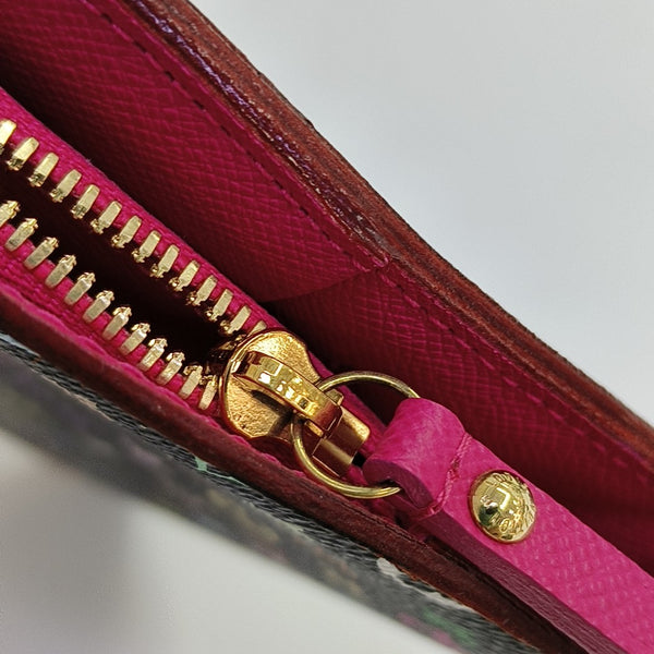 LV × TM INSOLITE Monogram Coated Canvas Black Wallet