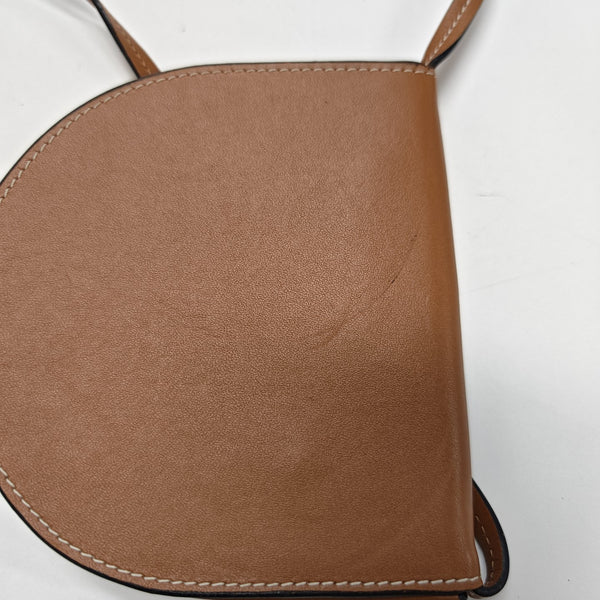 Heel Small Calfskin Brown
