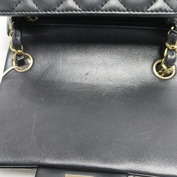 CLASSIC FLAP Mini Quilted Lambskin Black