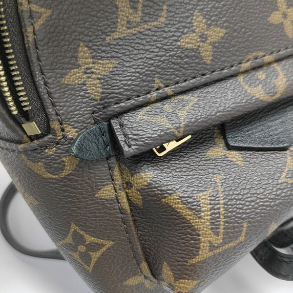 PALM SPRINGS Mini Monogram Coated Canvas Brown