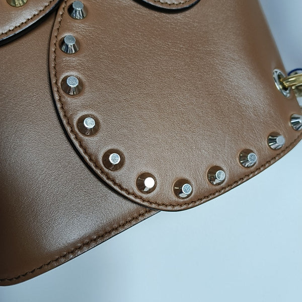 Leather Shoulder Bag Brown