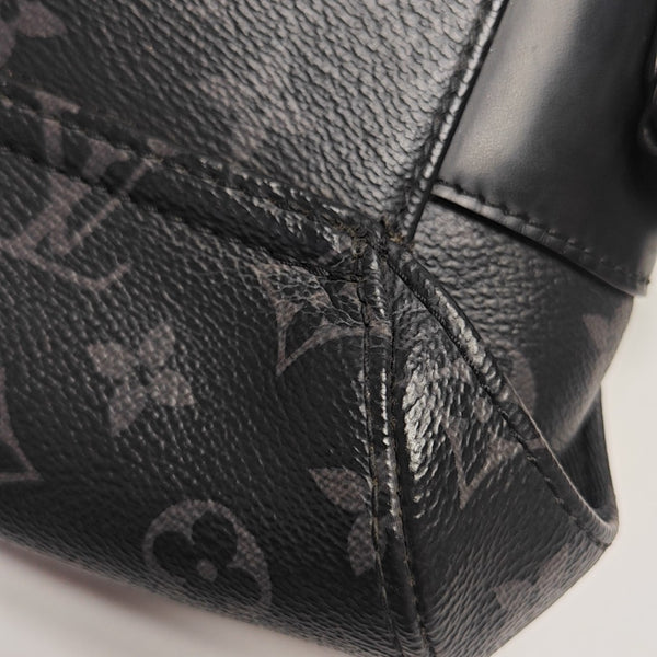VOYAGER PM Monogram Coated Canvas Black