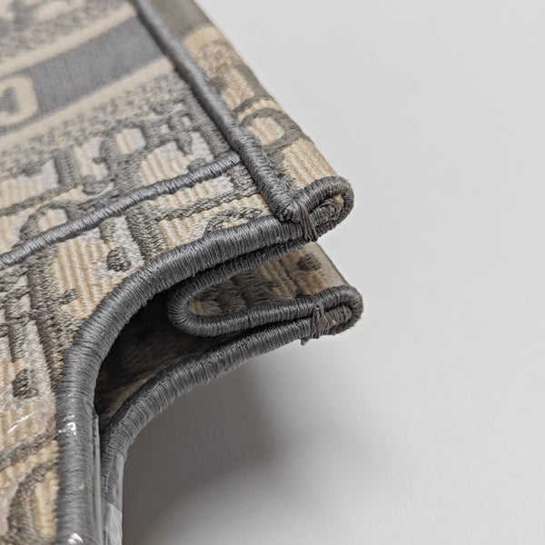Book Tote Mini Oblique Fabric Gray