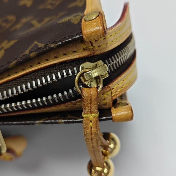 POPINCOURT Monogram Coated Canvas Brown