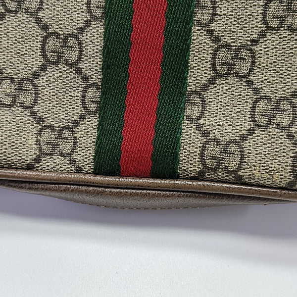 Ophidia Mini Monogram Coated Canvas Beige