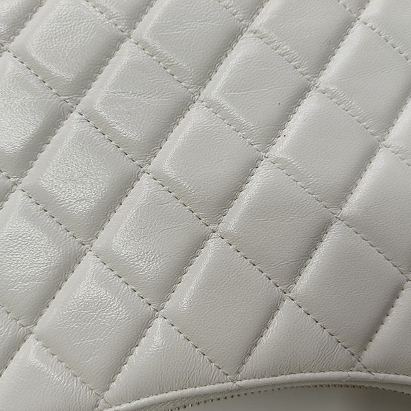 HOBO Small Quilted Lambskin White