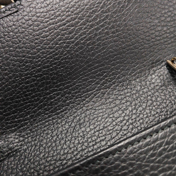 Interlocking G Small Calfskin Black