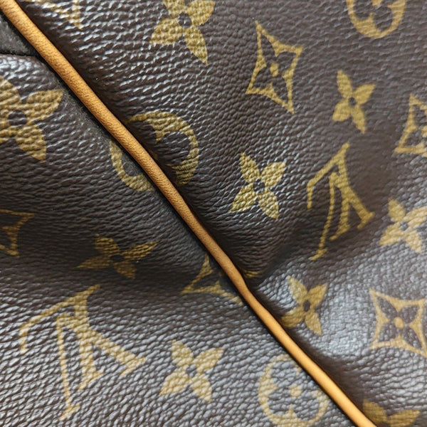 TOTALLY MM Monogram Coated Canvas Brown