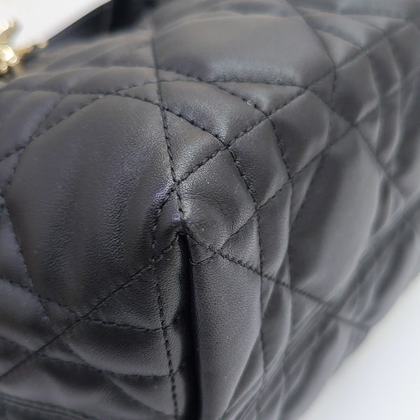 Toujours Small Cannage Calfskin Black