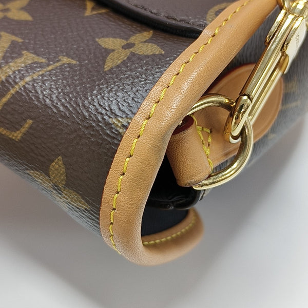 DIANE Monogram Coated Canvas Brown