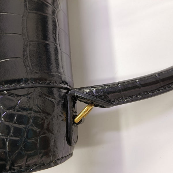 Hourglass S Calfskin Black