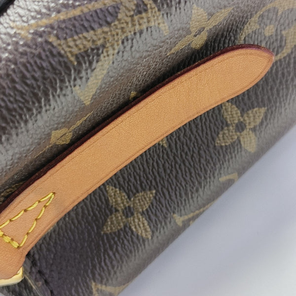 MONTAIGNE Monogram Coated Canvas Brown