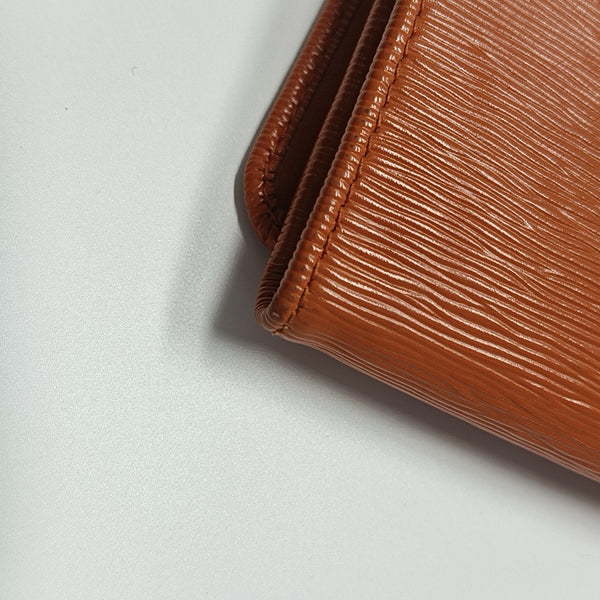 Saffiano Calfskin Wallet Orange