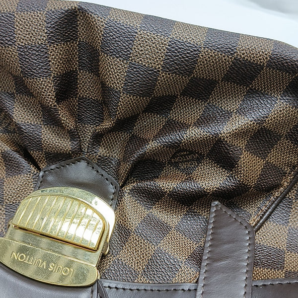 SISTINA PM Damier Ebene Coated Canvas Brown