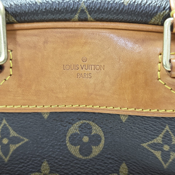 DEAUVILLE Monogram Coated Canvas Brown