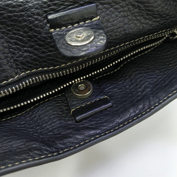 Nylon Top Handle Bag Black