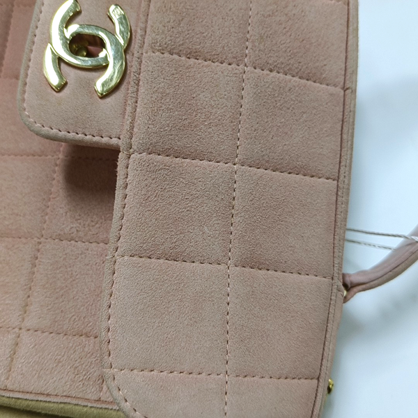 Quilted Suede Pink