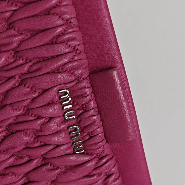 Matelassé Quilted Lambskin Pink