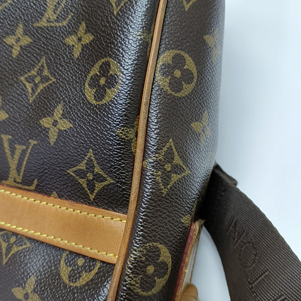 VALMY Monogram Coated Canvas Brown