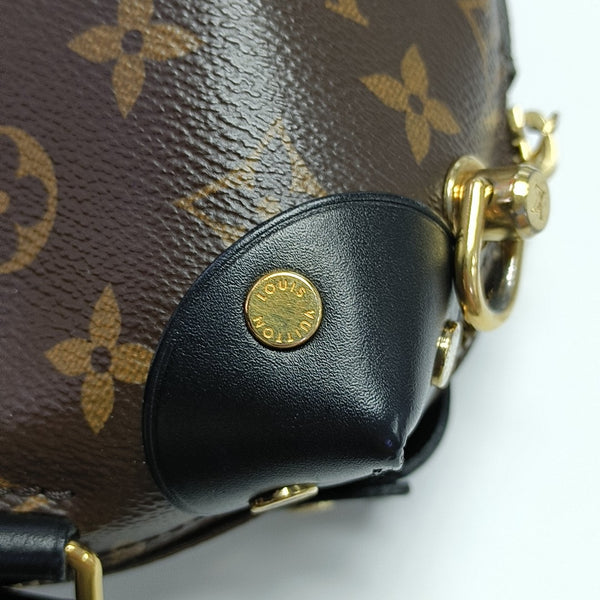 PETITE MALLE Monogram Coated Canvas Brown
