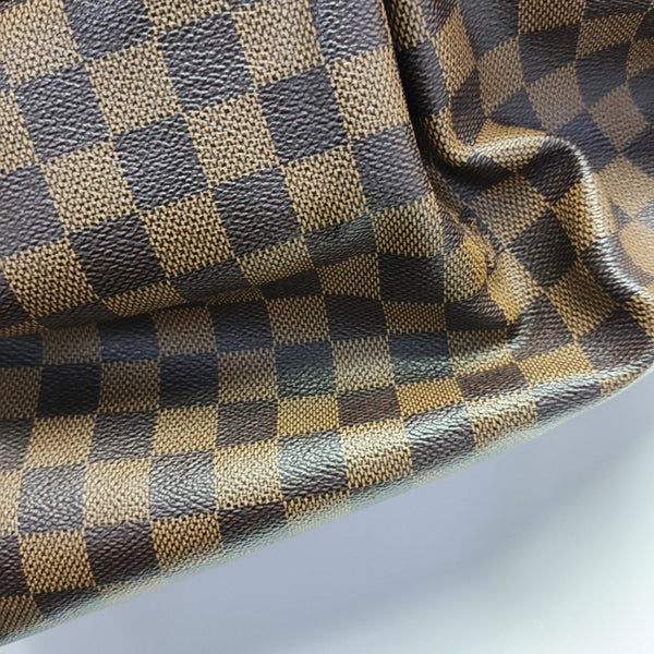 TREVI Damier Ebene Coated Canvas Brown