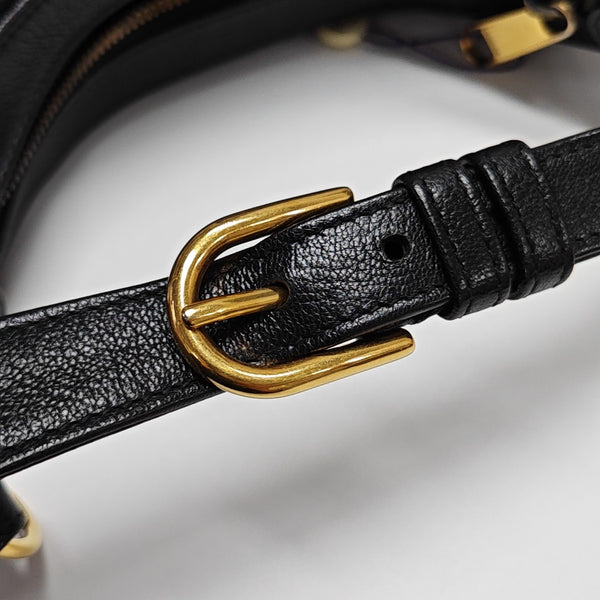 Aphrodite Small Calfskin Black