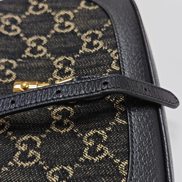 Jackie 1961 Mini Monogram Denim Black