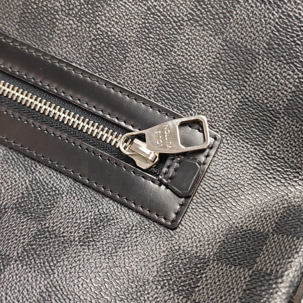 Damier Graphite Coated Canvas Shoulder Bag Gray