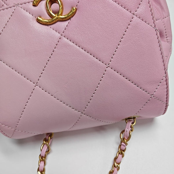 24S Quilted Lambskin Pink