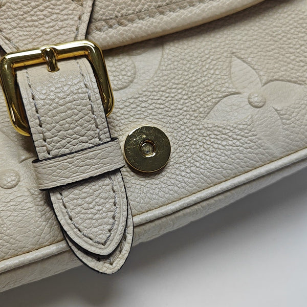 DIANE Monogram Calfskin Beige