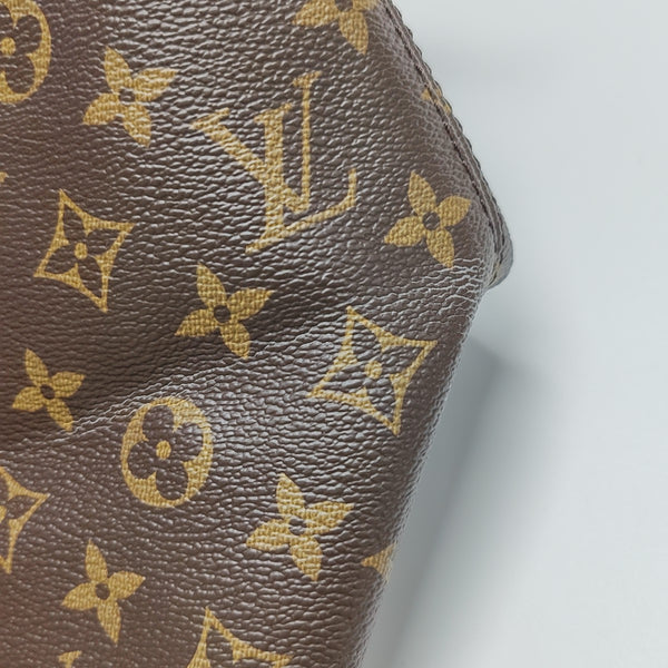 IENA PM Monogram Coated Canvas Brown