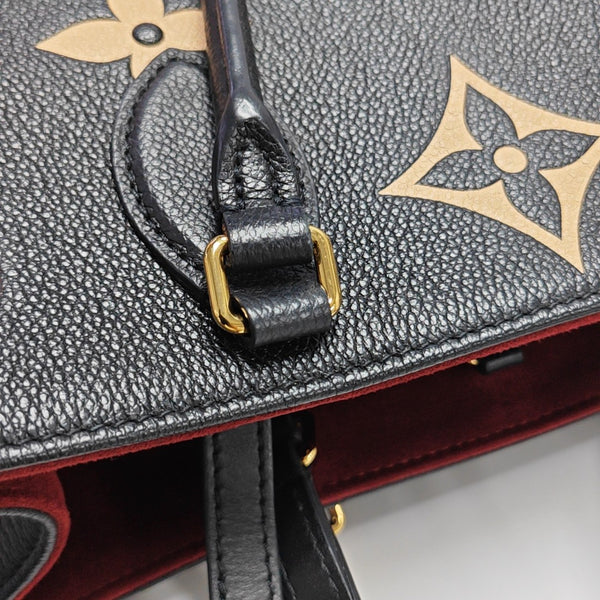 ONTHEGO MM Monogram Calfskin Black