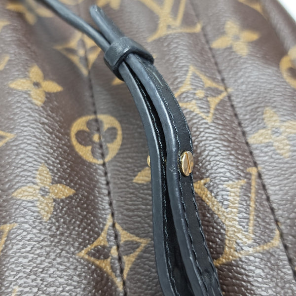 PALM SPRINGS Mini Monogram Coated Canvas Brown
