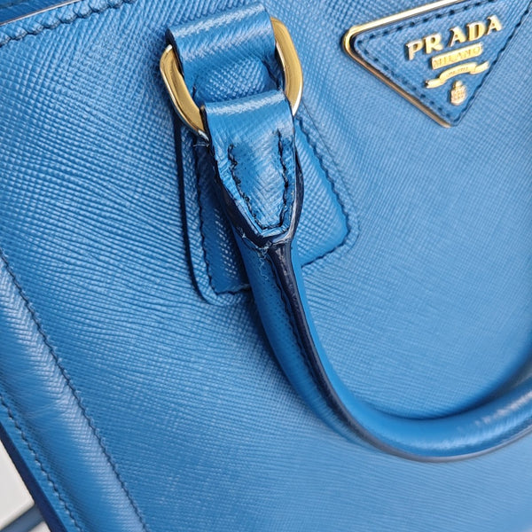 Parabole Saffiano Calfskin Blue