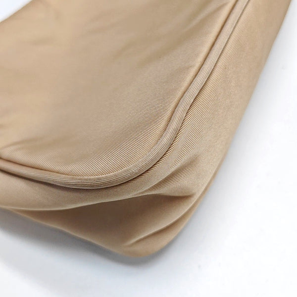 Authenticated pre-owned Re-Edition2000 Mini Nylon Beige - Top Handle Bag at Looply
