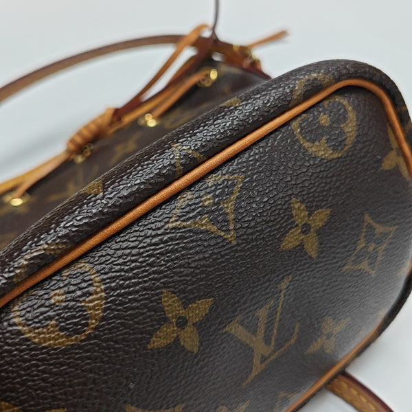 NÉONOÉ Nano Monogram Coated Canvas Brown