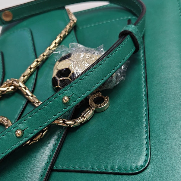 SERPENTI FOREVER Calfskin Green
