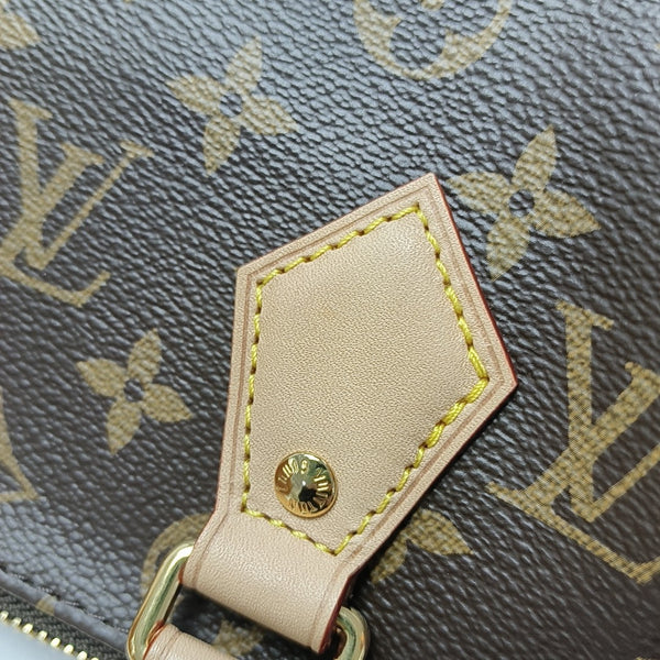 SPEEDY 20 Monogram Coated Canvas Brown