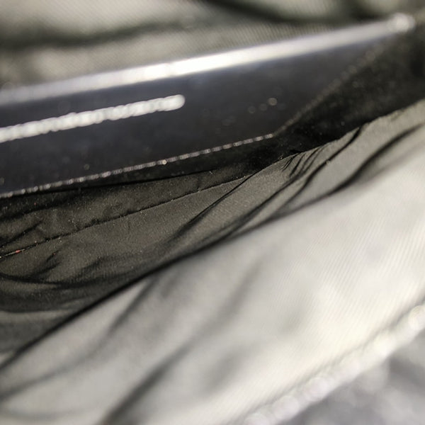 Calfskin Shoulder Bag Small Black