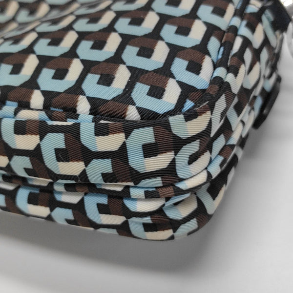 Nylon Shoulder Bag Blue