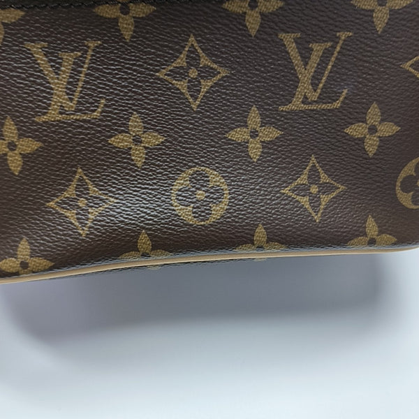 NICE Mini Monogram Coated Canvas Brown