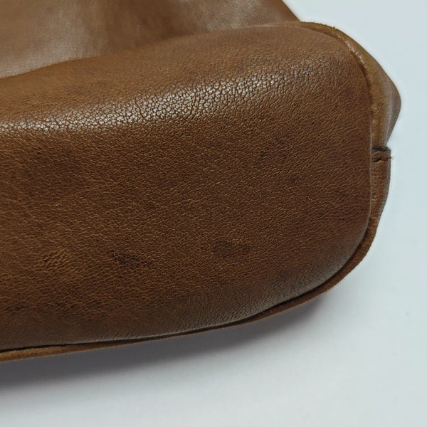 Lambskin Shoulder Bag Brown