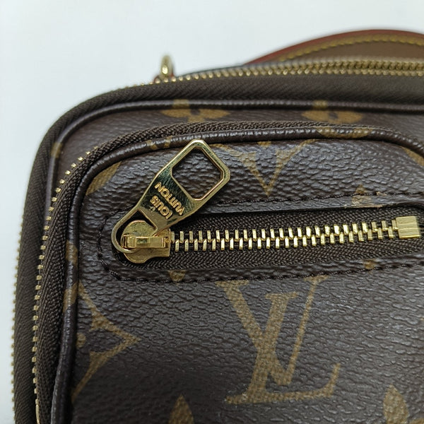 UTILITY Monogram Coated Canvas Brown