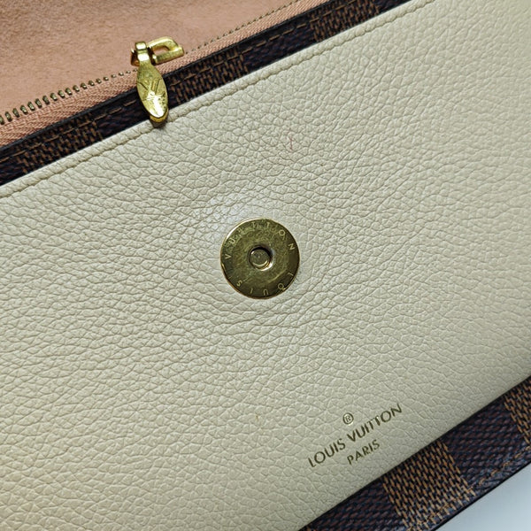 VAVIN Damier Ebene Coated Canvas Brown